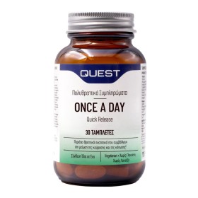 Quest Once A Day Quick Release Πολυβιταμινούχο Συμπλήρωμα για Ενέργεια & Τόνωση 30 Ταμπλέτες