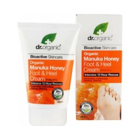 DR. ORGANIC Manuka Honey Foot & Heel Κρέμα Ποδιών & Πελμάτων με Βιολογικό Μέλι Μανούκα 125ml