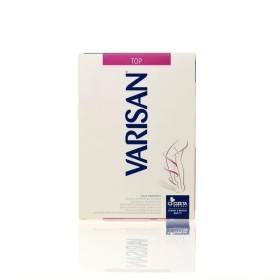 VARISAN Top Sock Normal Below the Knee with Open Toes for Venous Ulcers Ccl2 Beige 2 Pieces