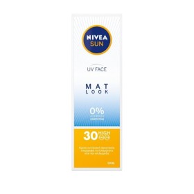 NIVEA Sun UV Face Cream Mat Look SPF30 Αντηλιακό Προσώπου για Ματ Αποτέλεσμα Ιδανικό για Λιπαρές Επιδερμίδες 50ml