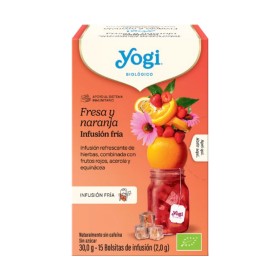 Yogi Tea Bio Cold Brew Strawberry & Orange Κρύο Τσάι 15 Φακελίσκοι Yogi Tea Bio Cold Brew Strawberry & Orange Κρύο Τσάι 15 Φακελίσκοι