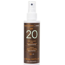 KORRES Clear Sunscreen Walnut & Coconut SPF20 Transparent Body Sunscreen 150ml