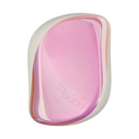 Tangle Teezer Compact Styler Πρωτοποριακή Βούρτσα Μικρού Μεγέθους Holographic Pink 1 Τεμάχιο