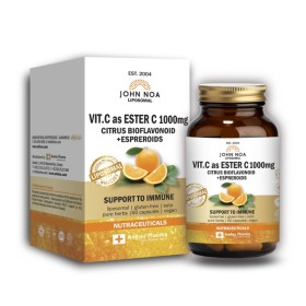 JOHN NOA Liposomal Vitamin C as Ester C 1000mg Λιποσωμιακό 60 Φυτικές Κάψουλες