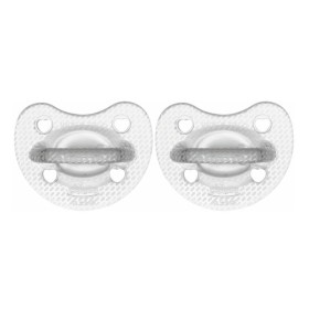 Chicco Physio Forma Crystal Πιπίλα Σιλικόνης με Θήκη 2-6m 2 Τεμάχια