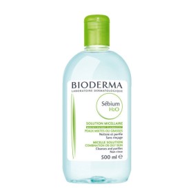 BIODERMA Sebium H2O Cleansing & Make-up Removal Solution For Combination or Oily Skin 500ml