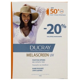 DUCRAY Promo Melascreen Προστατευτική Κρέμα με SPF50+ για Ξηρό Δέρμα 2x50ml [Sticker -20%]
