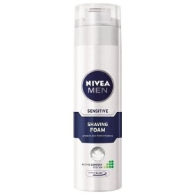 NIVEA Men Sensitive Αφρός Ξυρίσματος Ευαισθησία Άμεση Προστασία 250ml
