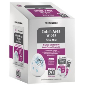 FREZYDERM Intim Area Wipes pH4 Extra Mild Cleansing Wipes for the Sensitive Area 20pcs