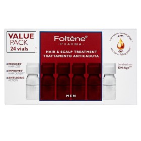 FOLTENE PHARMA Hair & Scalp Treatment for Men Value Pack  Ανδρικές Αμπούλες Μαλλιών κατά της Τριχόπτωσης 24Τεμάχια x6ml