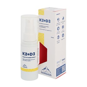 Nordaid K2 & D3 Oral Spray Συμπλήρωμα Διατροφής σε Yπογλώσσιο Spray 30ml Nordaid K2 & D3 Oral Spray Συμπλήρωμα Διατροφής σε Yπογλώσσιο Spray 30ml