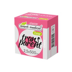 Avanti Medical Tape Transparent Αυτοκόλλητος Επίδεσμος Δακτύλων 2.5cmx500cm 1 Τεμάχιο