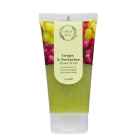 FRESH LINE Grape & Nectarine Shower Scrub Αφρόλουτρο & Scrub 2 σε 1 με Σταφύλι & Νεκταρίνι 150ml