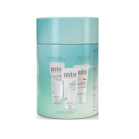 Soskin Promo Purifying Essentials Kit Gentle Purifying Cleansing Gel 60ml & Shine-Control Purifying Moisturizer 60ml & Sun Cream Very High Protection Fluid Texture Αντηλιακή Κρέμα Προσώπου Πολύ Υψηλής Προστασίας 30ml