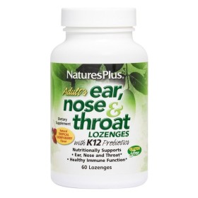 NATURES PLUS Ear Nose & Throat Lozenges for the Protection of the Nose & Throat & Ears 60 Lozenges