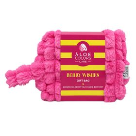 Aloe Colors Promo Berry Wishes Bag Shower Gel Αφρόλουτρο 200ml & Hair & Body Mist για Μαλλιά & Σώμα 100ml & Body Milk Γαλάκτωμα Σώματος 150ml & Τσάντα