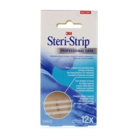 3M STERI-STRIP Professional Care 6mm x 7.5cm 3 Strips Ταινίες Σύγκλεισης Τραύματος 12 Τεμάχια