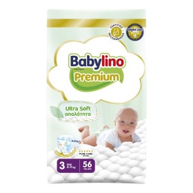 Babylino Premium Ultra Soft Nο3 Βρεφικές Πάνες Midi 4-9kg 56 Τεμάχια