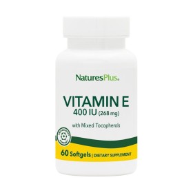 NATURES PLUS Vitamin E 400iu Συμπλήρωμα με Βιταμίνη Ε 60 Μαλακές Κάψουλες