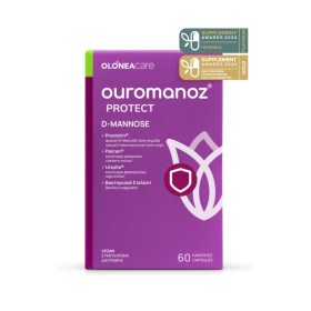 Olonea Ouromanoz Protect για την Προστασία Από τις Ουρολοιμώξεις με Φυσική D-Μαννόζη Cranberry Ουρσολικό Οξύ & Προβιοτικά 60 Κάψουλες