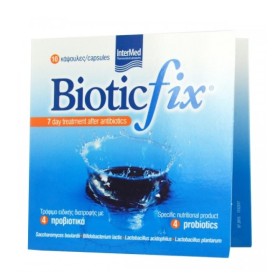 Intermed Biotic Fix Συμπλήρωμα Διατροφής με 4 Προβιοτικά 10 Κάψουλες Intermed Biotic Fix Συμπλήρωμα Διατροφής με 4 Προβιοτικά 10 Κάψουλες