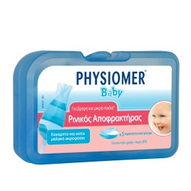 Physiomer Ρινικός Αποφρακτήρας για Βρέφη & 5 Προστατευτικά Φίλτρα Physiomer Ρινικός Αποφρακτήρας για Βρέφη & 5 Προστατευτικά Φίλτρα