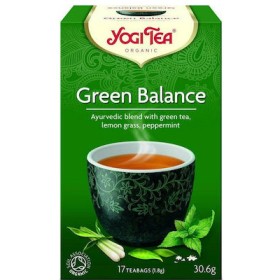 Yogi Tea Green Balance Βιολογικό Τσάι για Ενίσχυση του Ανοσοποιητικού 17 Φακελάκια 30.6g