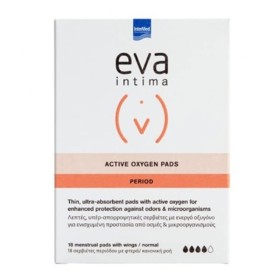 Intermed Eva Intima Active Oxygen Pads Λεπτές Υπερ-Απορροφητικές Σερβιέτες με Φτερά 18 Τεμάχια Intermed Eva Intima Active Oxygen Pads Λεπτές Υπερ-Απορροφητικές Σερβιέτες με Φτερά 18 Τεμάχια