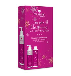 Messinian Spa Promo Christmas Box Glamorous & Mysterious Shower Gel Αφρόλουτρο 300ml & Γαλάκτωμα Σώματος 300ml Messinian Spa Promo Christmas Box Glamorous & Mysterious Shower Gel Αφρόλουτρο 300ml & Γαλάκτωμα Σώματος 300ml