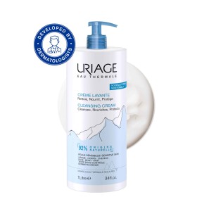 Uriage Cleansing Cream Κρέμα Καθαρισμού για Πρόσωπο & Σώμα & Μαλλιά για Ευαίσθητο Δέρμα 1lt Uriage Cleansing Cream Κρέμα Καθαρισμού για Πρόσωπο & Σώμα & Μαλλιά για Ευαίσθητο Δέρμα 1lt