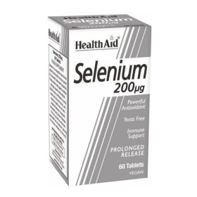 HEALTH AID Selenium 200μg Dietary Supplement with Selenium 60 Tablets