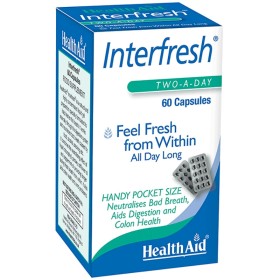 Health Aid Interfresh Συμπλήρωμα Διατροφής για Καθαρή Αναπνοή 60 Κάψουλες Health Aid Interfresh Συμπλήρωμα Διατροφής για Καθαρή Αναπνοή 60 Κάψουλες