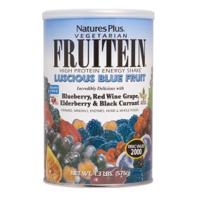 NATURES PLUS Vegetarian Frutein Luscious Blue Fruit Shake Φόρμουλα Πρωτεϊνών με Έμφαση στα Μπλε Φρούτα  576g