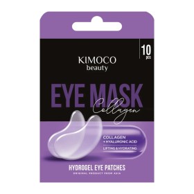 Kimoco Beauty Eye Mask Collagen & Hyaluronic Acid Hydrogel Eye Patches για Σύσφιξη & Ενυδάτωση 10 Τεμάχια