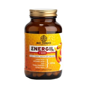 Bio Tonics Energil +Q10 620mg για Τόνωση & Ενέργεια 60 Φυτικές Κάψουλες Bio Tonics Energil +Q10 620mg για Τόνωση & Ενέργεια 60 Φυτικές Κάψουλες