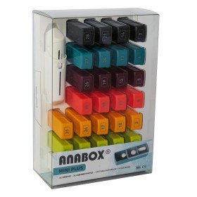ANABOX Mini Plus Σύστημα Φαρμάκων για ένα Μήνα & Κόφτης Χαπιών 1 Σετ