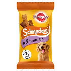 Pedigree Schmackos Multi Mix 36g Λιχουδιές με Μοσχάρι για Ενήλικους Σκύλους 5 Τεμάχια