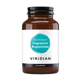 Viridian High Potency Magnesium Bisglycinate 200mg Μαγνήσιο για το Νευρικό Σύστημα 60 Κάψουλες
