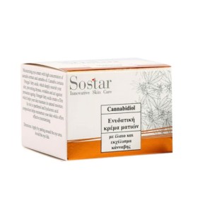Sostar Cannabidiol Ενυδατική & Αντιγηραντική Κρέμα Ματιών με Υαλουρονικό Οξύ 30ml