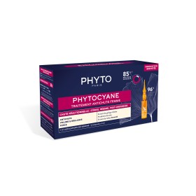 PHYTO Phytocyane Treatment Αγωγή για την Αντιδραστική Γυναικεία Τριχόπτωση 12x5ml