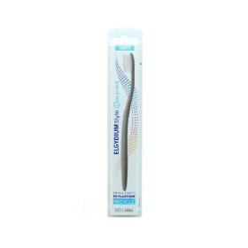 Elgydium Eco Style Recycled Οδοντόβουρτσα Μαλακή Χρώμα Γκρι 1 Tεμάχιο