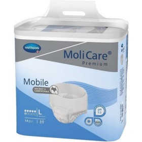Hartmann Molicare Premiun Mobile Σλιπ Ακράτειας Ημέρας Large 100-150cm 14 Τεμάχια Hartmann Molicare Premiun Mobile Σλιπ Ακράτειας Ημέρας Large 100-150cm 14 Τεμάχια