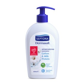 Septona Dermasoft Cotton & Milk Protein Κρεμοσάπουνο 400ml Septona Dermasoft Cotton & Milk Protein Κρεμοσάπουνο 400ml