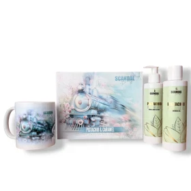 Scandal Beauty Promo Xmas Pistachio & Caramel Body Lotion Ενυδατική Κρέμα Σώματος 200ml & Αφρόλουτρο 200ml & Δώρο Κούπα