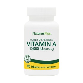 NATURES PLUS Vitamin A Nat 10000iu για Όραση & Ανοσοποιητικό & Αναπαραγωγικό Σύστημα  90 Ταμπλέτες