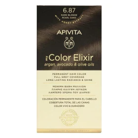 Apivita My Color Elixir Βαφή Μαλλιών 6.87 Ξανθό Σκούρο Περλέ Μπεζ 50ml & 75ml