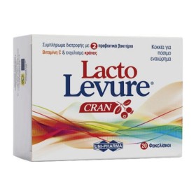 Uni-Pharma Lacto Levure Cran 20 Φακελίσκοι