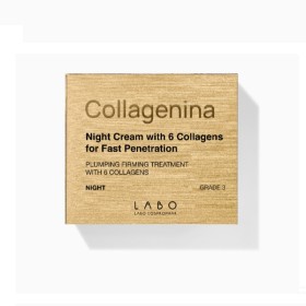 COLLAGENINA Night Cream Grade 3 Αγωγή Νυκτός για Σύσφιξη & Ελαστικότητα 50ml