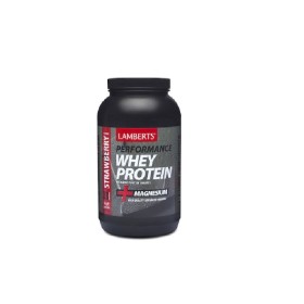 Lamberts Performance Whey Protein & Magnesium Πρωτεΐνη Ορού Γάλακτος με Γεύση Φράουλα 1kg