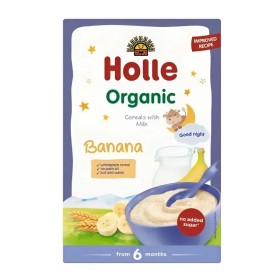 Holle Organic Cereal With Milk Βρεφική Κρέμα Μπανάνα & Γάλα 6+m 250g Holle Organic Cereal With Milk Βρεφική Κρέμα Μπανάνα & Γάλα 6+m 250g